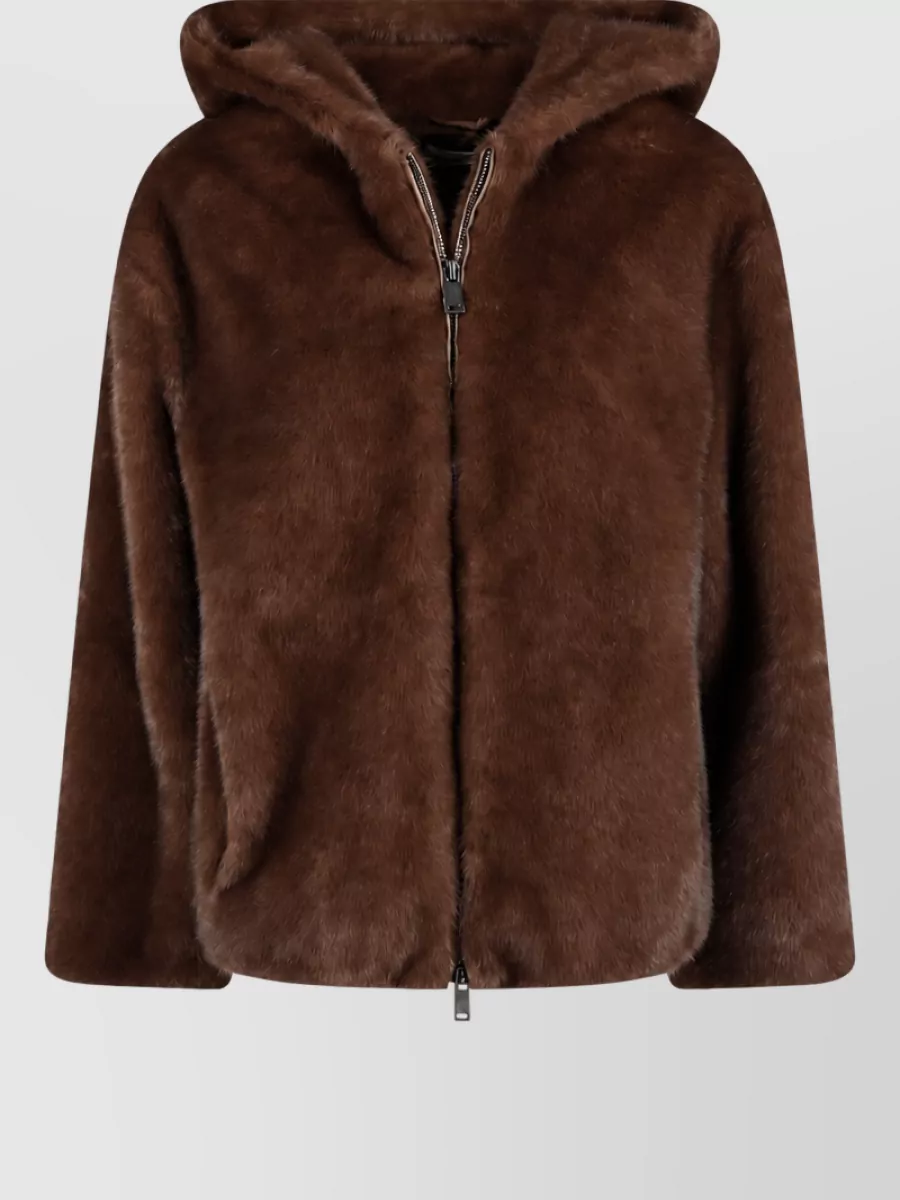Parosh faux fur coat