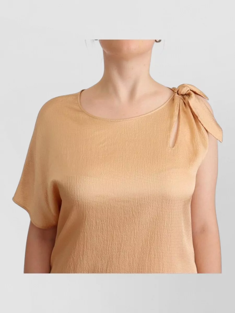 Moschino One-Sleeve Knee-Length Dress