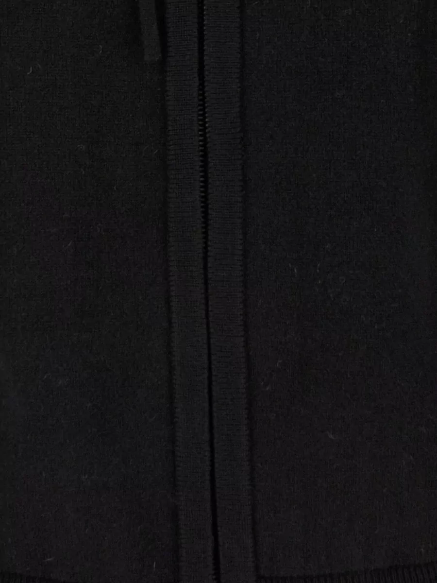 Fendi Cashmere Hooded Zip-Up Jacket