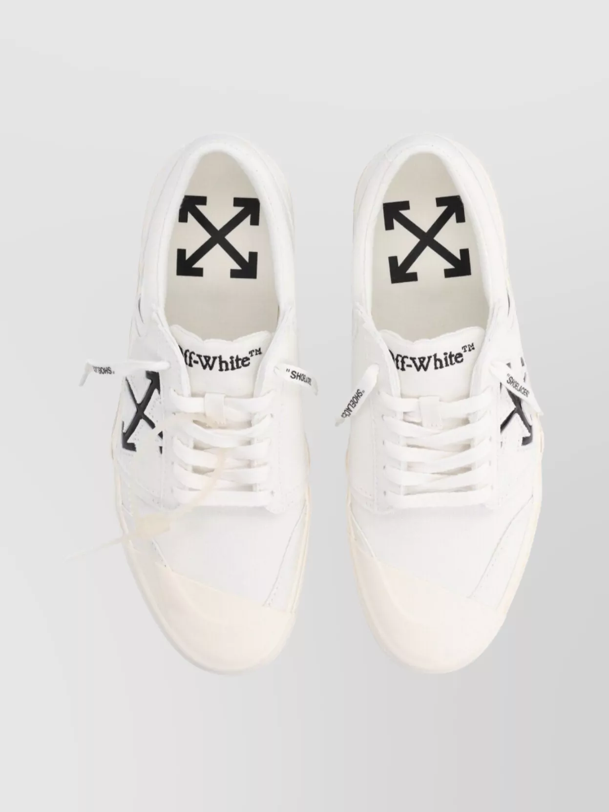 Off-White Casual Low-Top Sneakers Rubber Sole