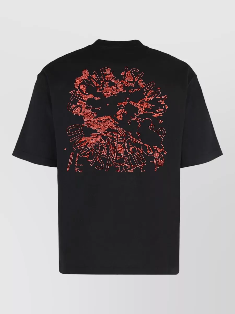 Stone Island Cotton Jersey Short Sleeve Graphic T-Shirt