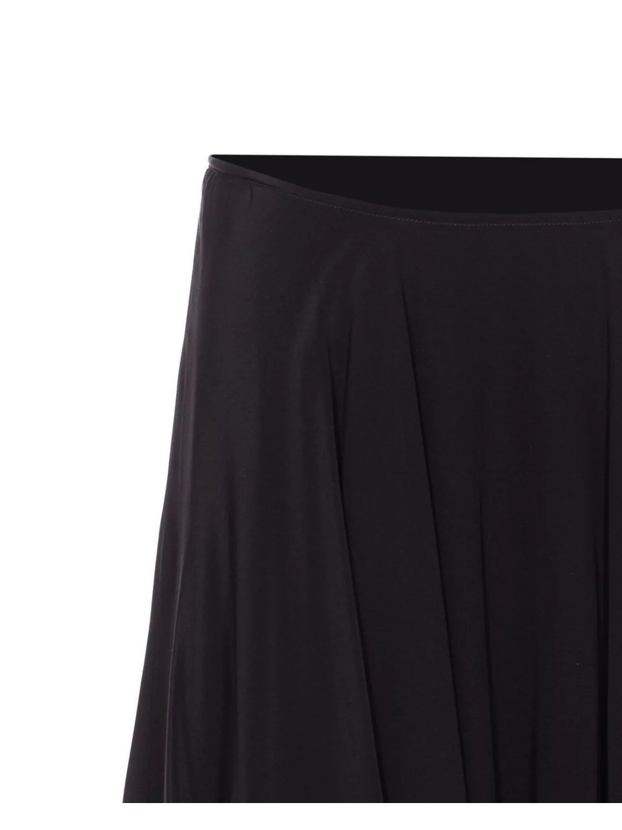 Lemaire High Waist Midi Pleated Balloon Skirt In Black