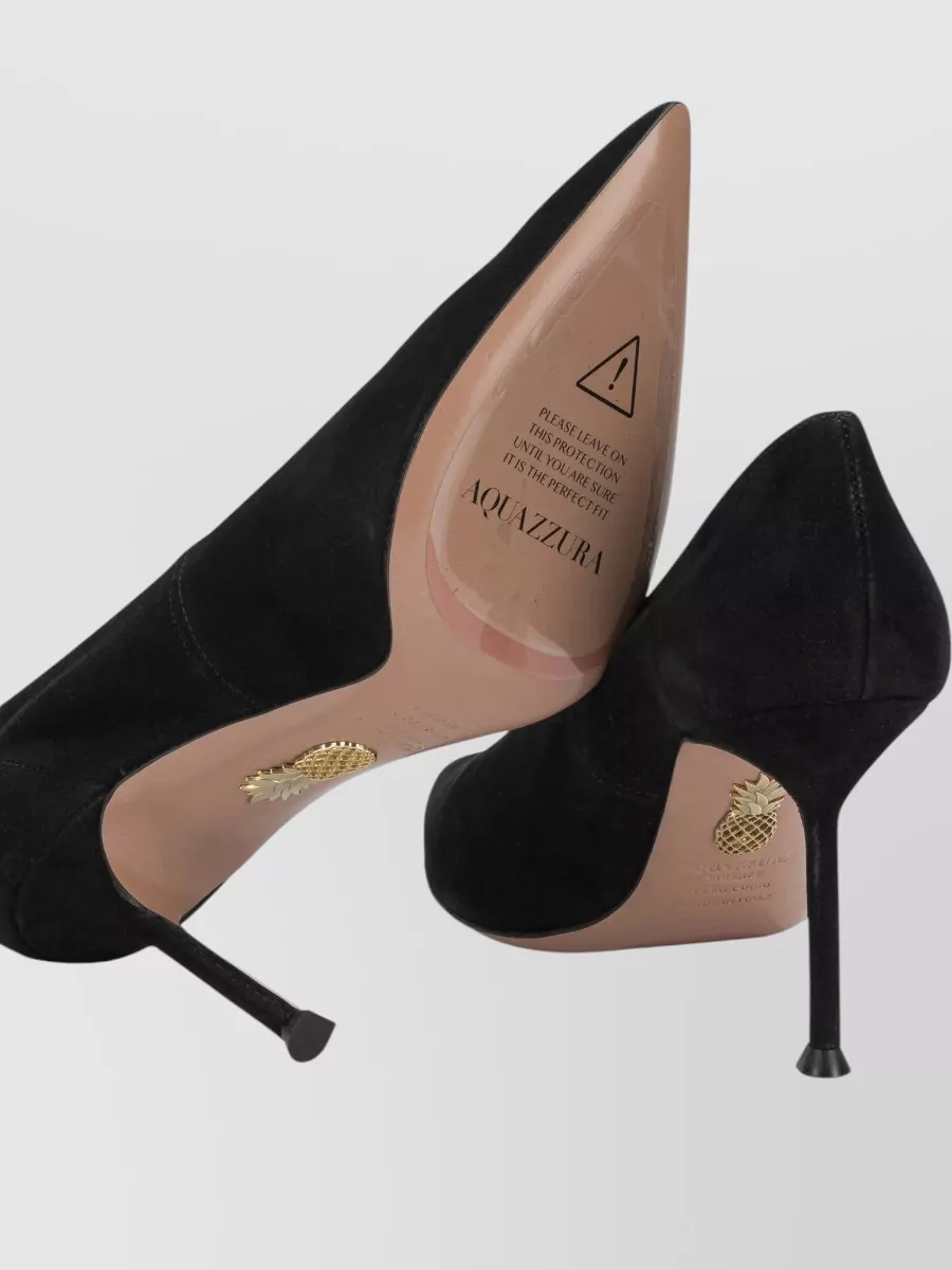Aquazzura Suede Leather Voltaire 85Mm Pumps
