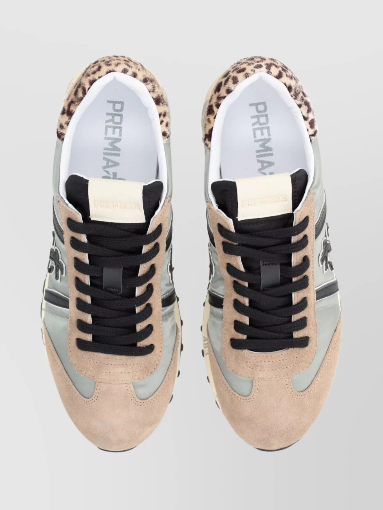 Premiata Sneakers With Suede And Leopard Print