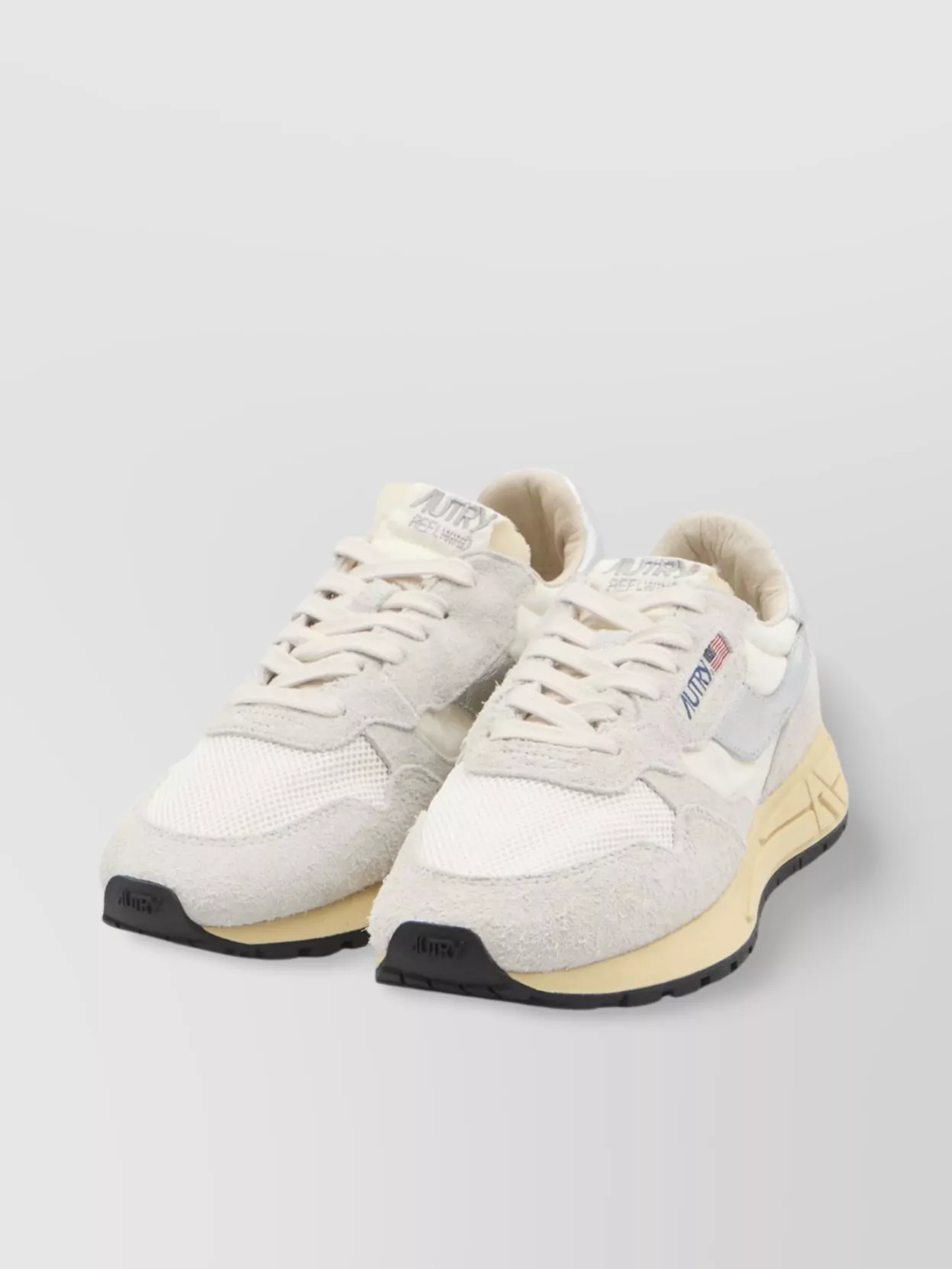 Autry Windreel Low Leather Sneakers In White