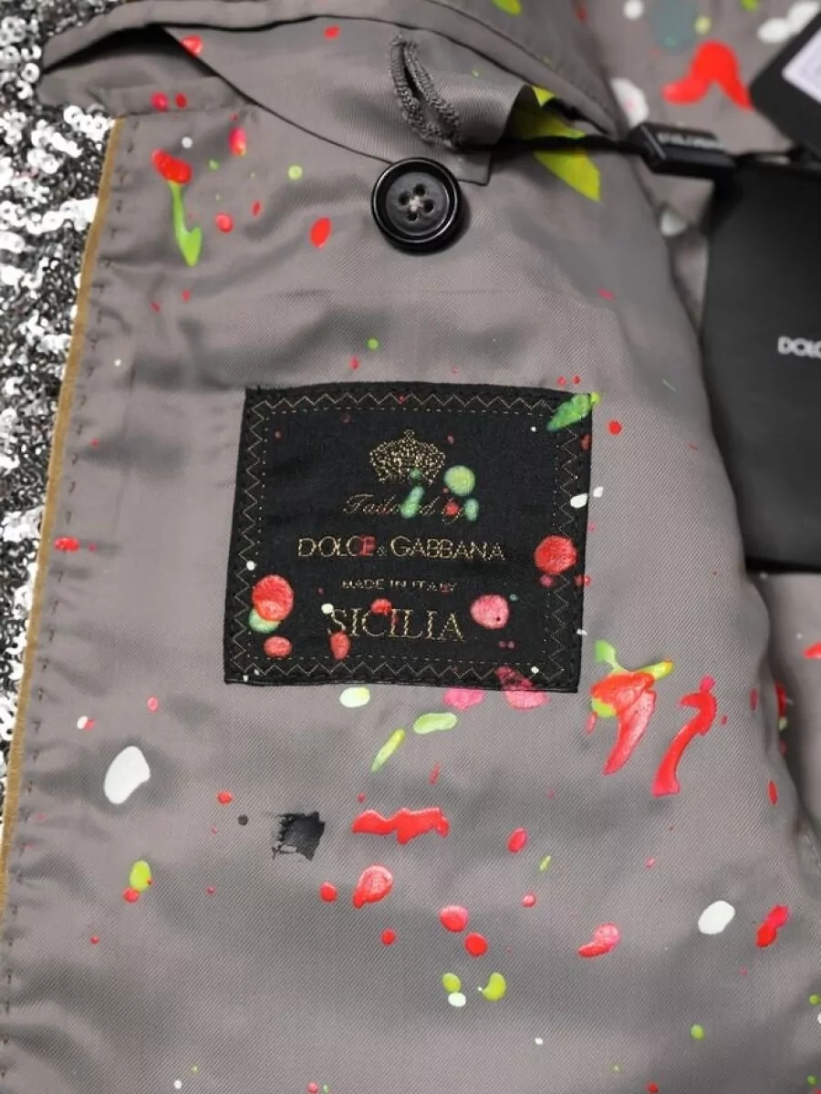 Dolce&Gabbana Silk Single-Breasted Blazer