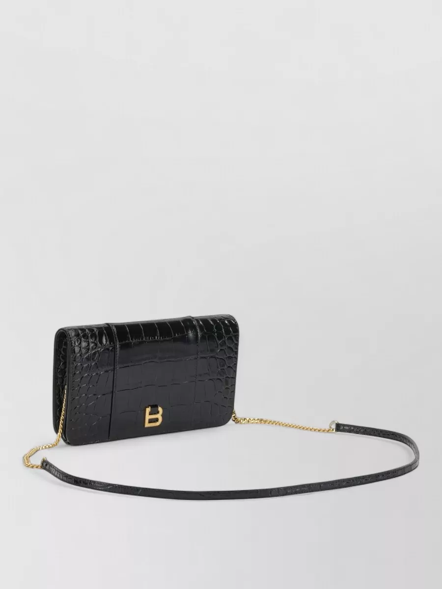 Balenciaga Hourglass Small Leather Cross-Body Bag