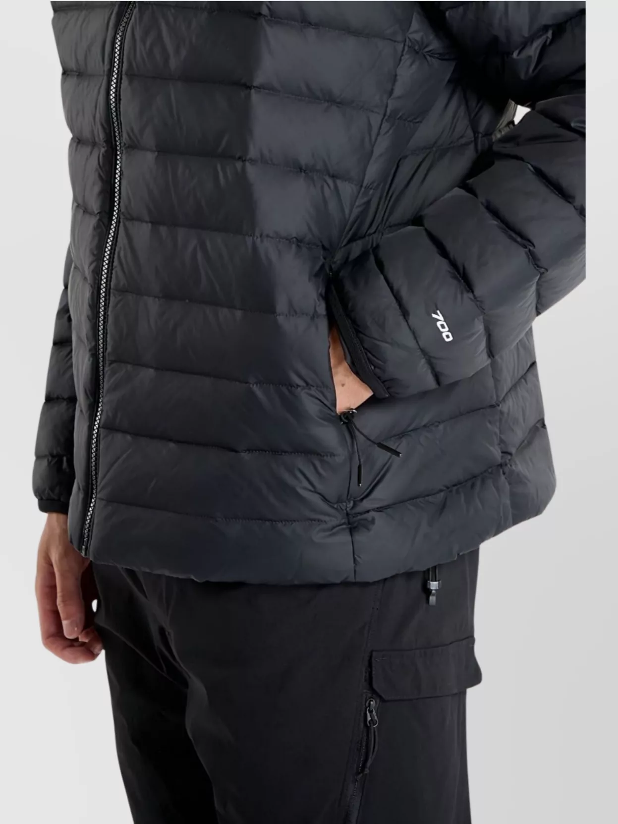 The North Face Padded High Neck Jacket With Side Pockets