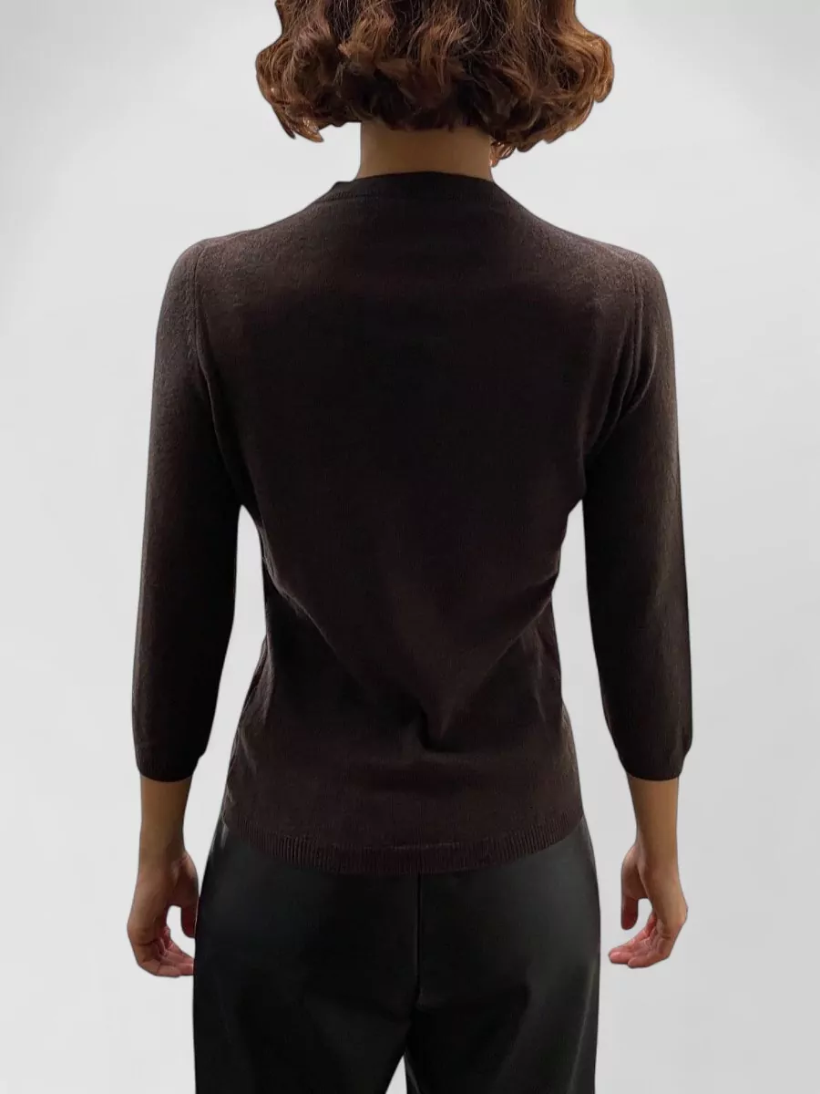 La Rose Cashmere 3/4-Sleeve Jumper