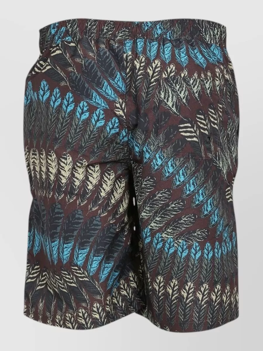 Marcelo Burlon County Of Milan Logo-Print Swim Shorts