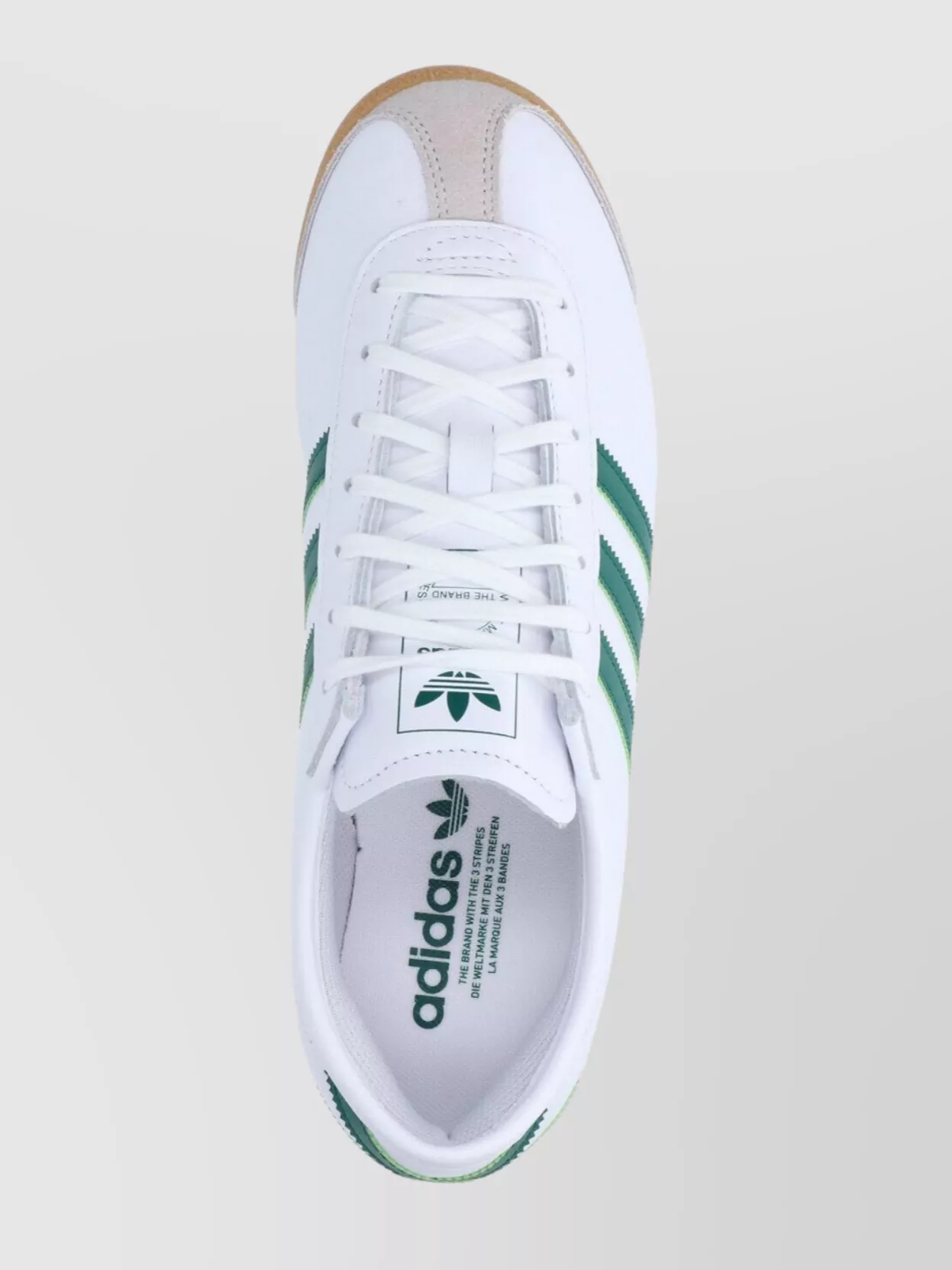 Adidas Low Top Rubber Sole Sneakers With Contrast Stripes