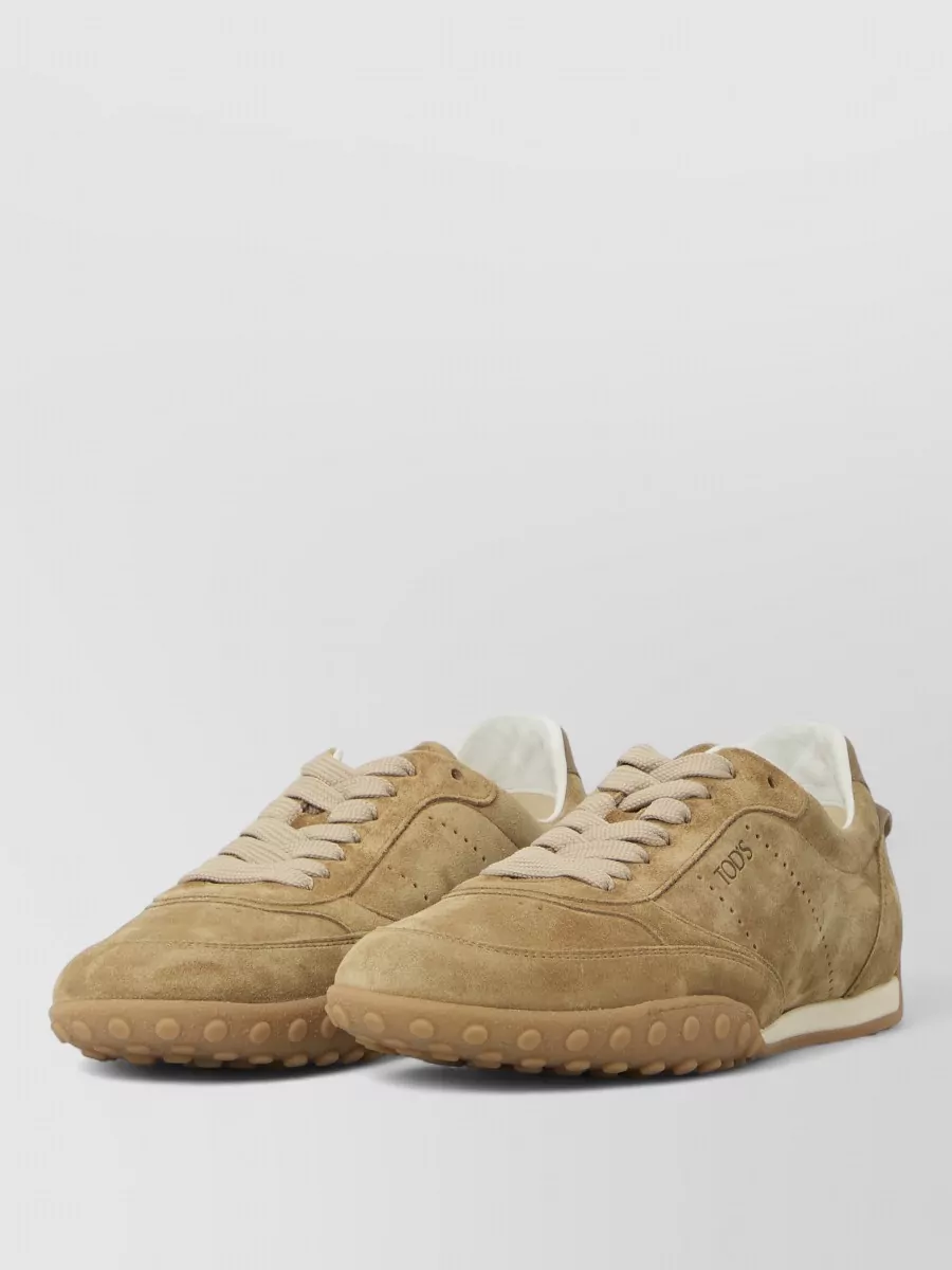 Tod's suede lace-up sneakers