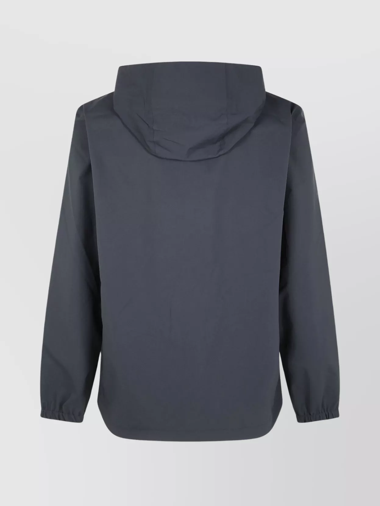 Rains Waterproof Hooded Jacket With Pockets And Elastic Cuffs In Blue
