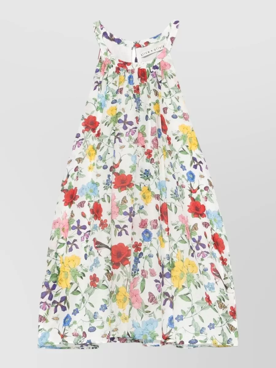 Alice + Olivia Halterneck Gathered Blouse