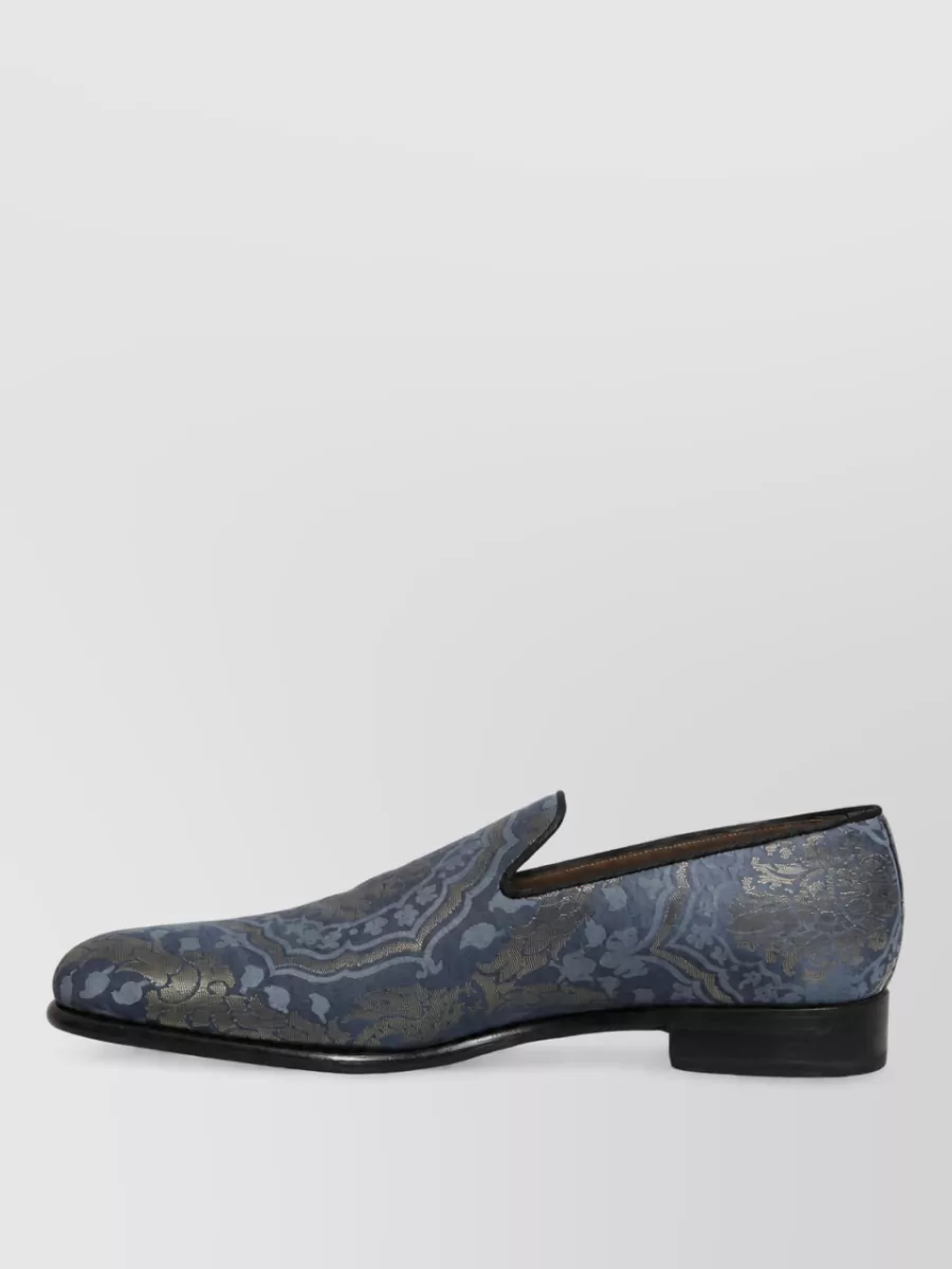 Dolce&Gabbana Floral Brocade Monk Shoes
