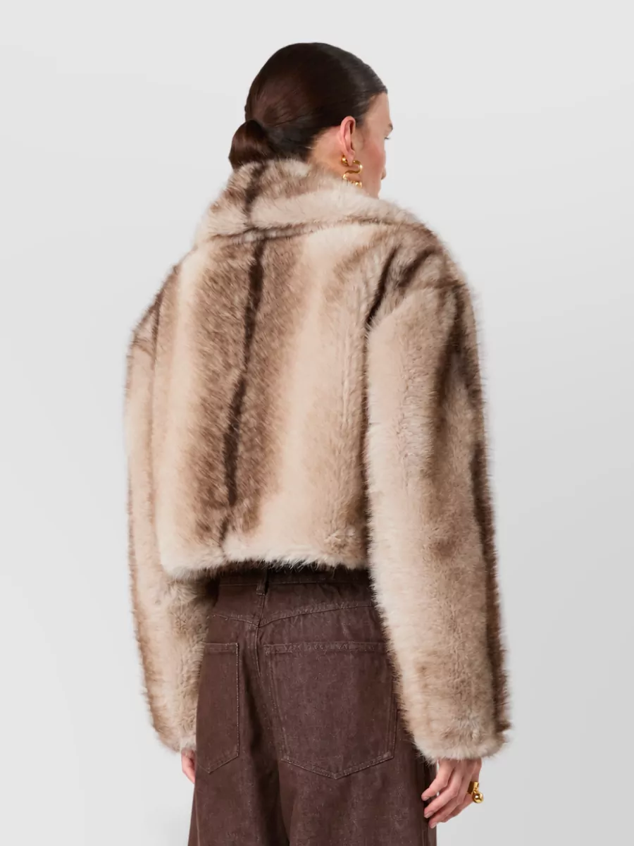 Sportmax Faux Fur Cropped Jacket