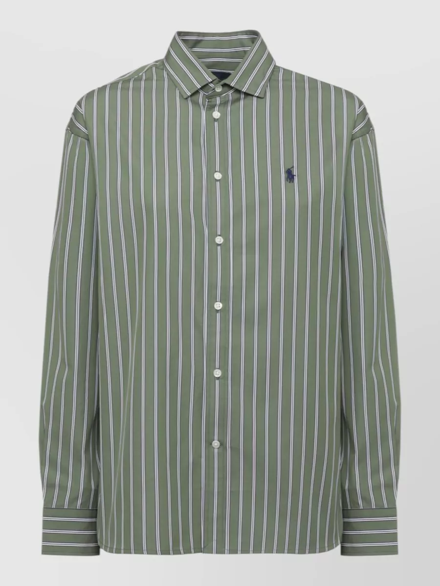 Ralph Lauren Striped cotton long-sleeve shirt