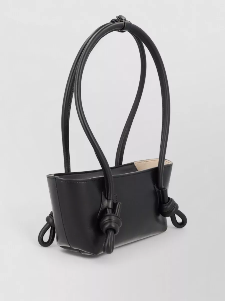 Hereu Mini Fleca Rectangular Shoulder Bag Knotted Handles