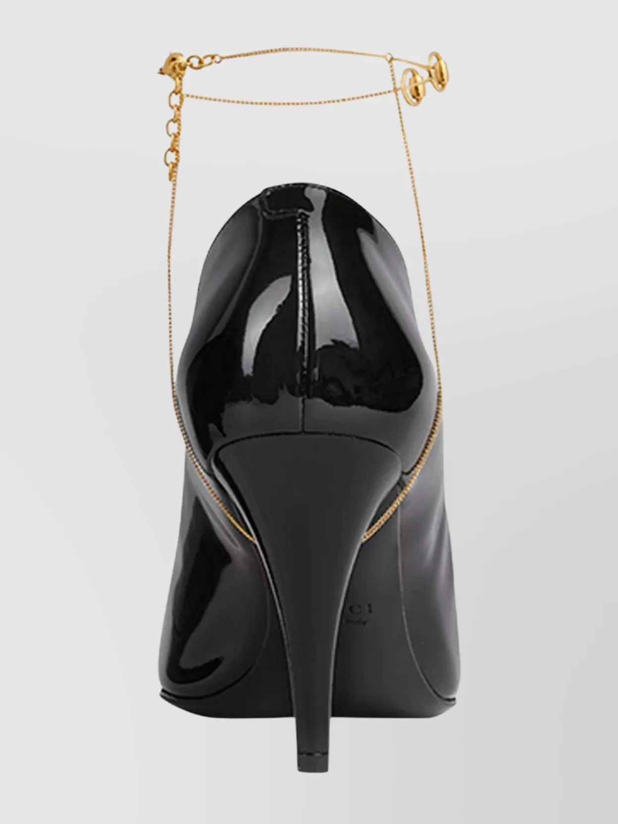 Gucci Stylish High Heel Patent Leather Pumps