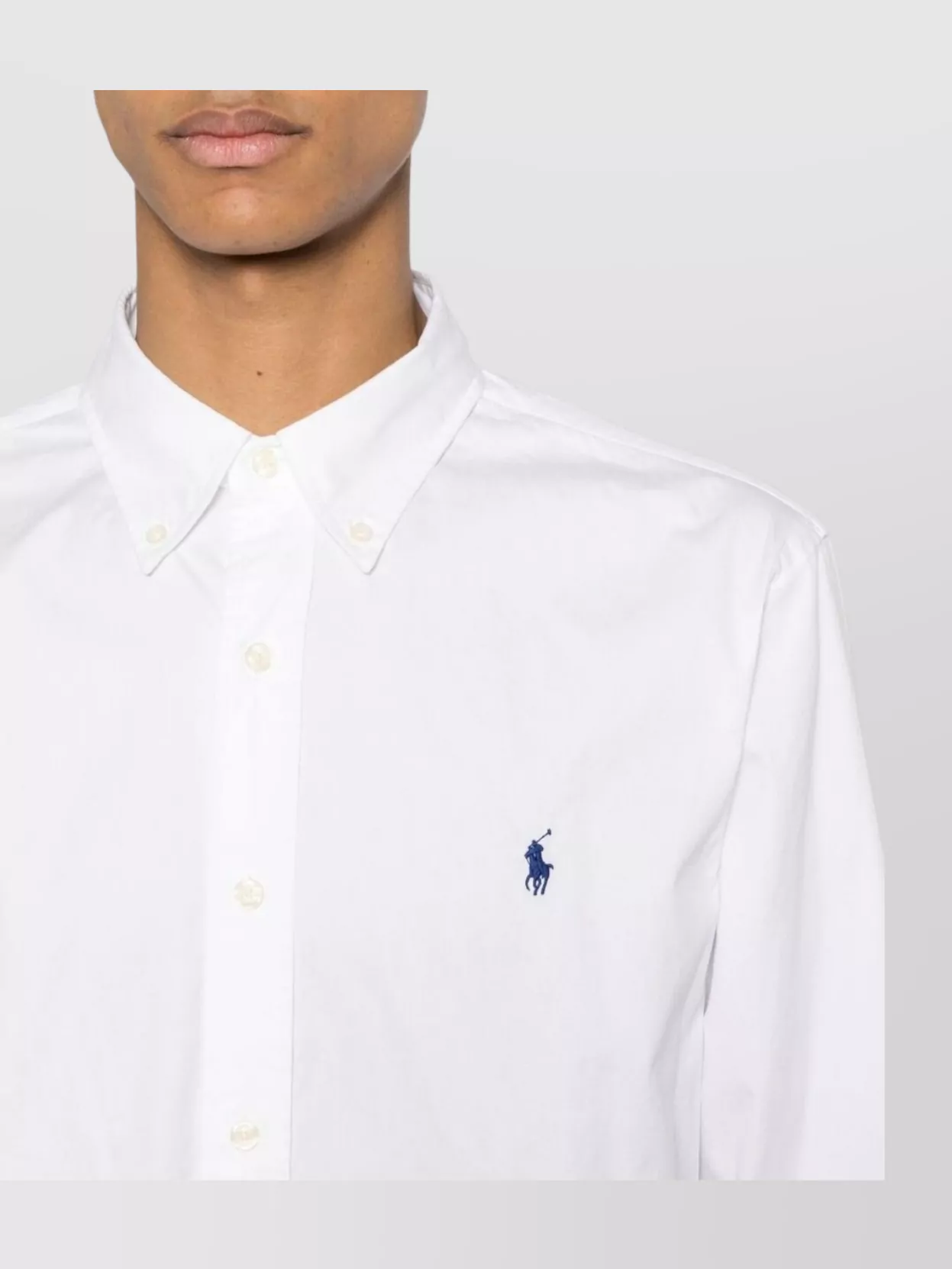 Ralph Lauren Shirt Logo Box-Pleat Detail