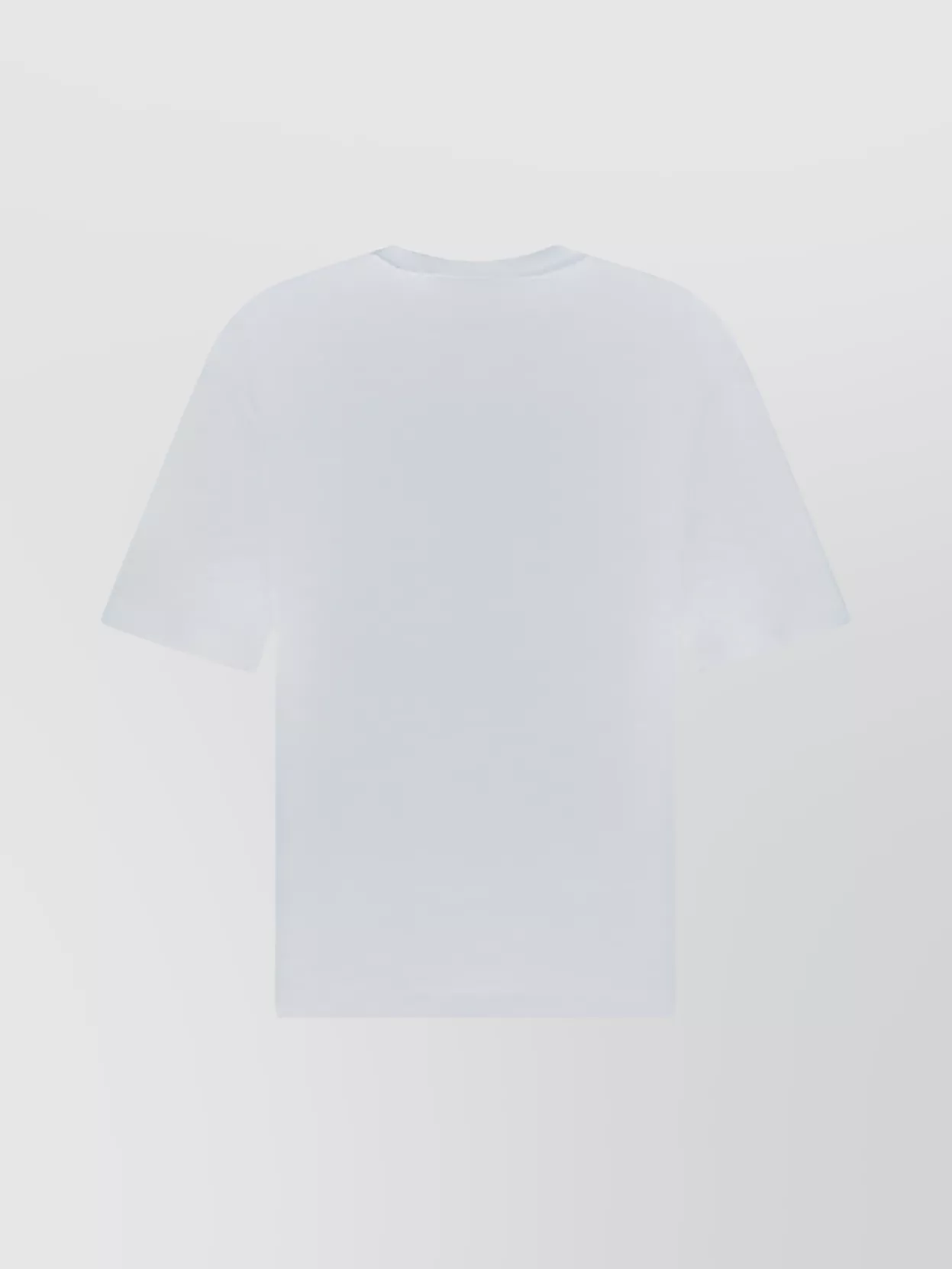 Moschino Cotton T-shirt With Monochrome Maxi Print In White