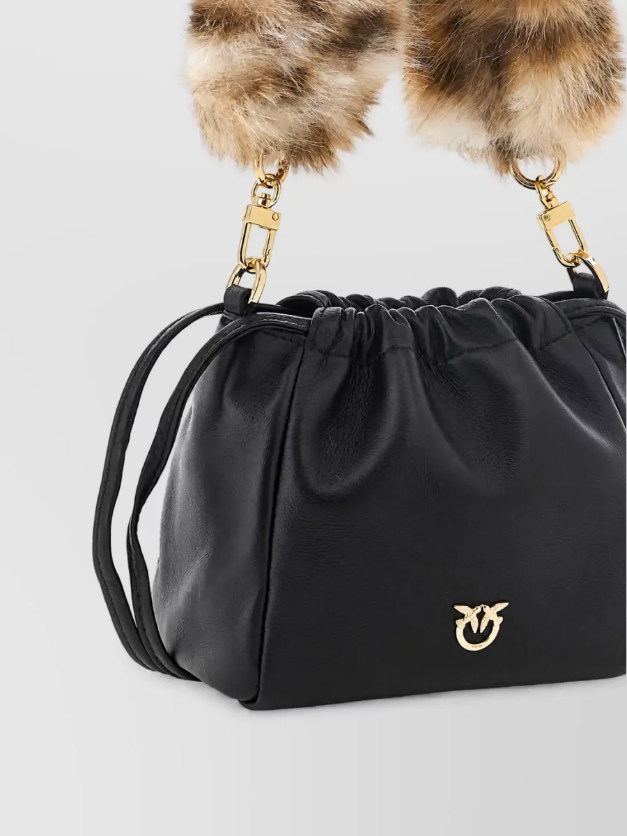 Pinko Love Bag Nappa Leather Bucket Bag