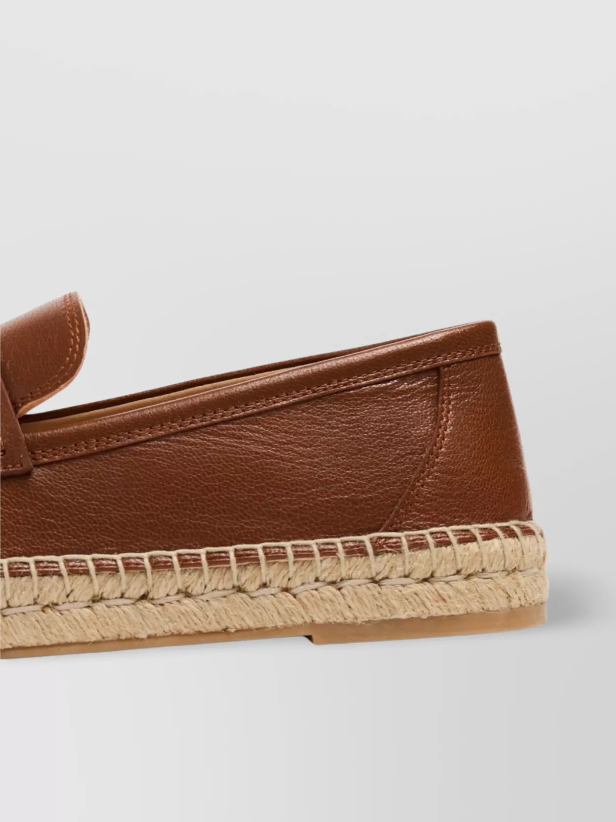 Valentino Garavani Almond Toe Goatskin Espadrilles