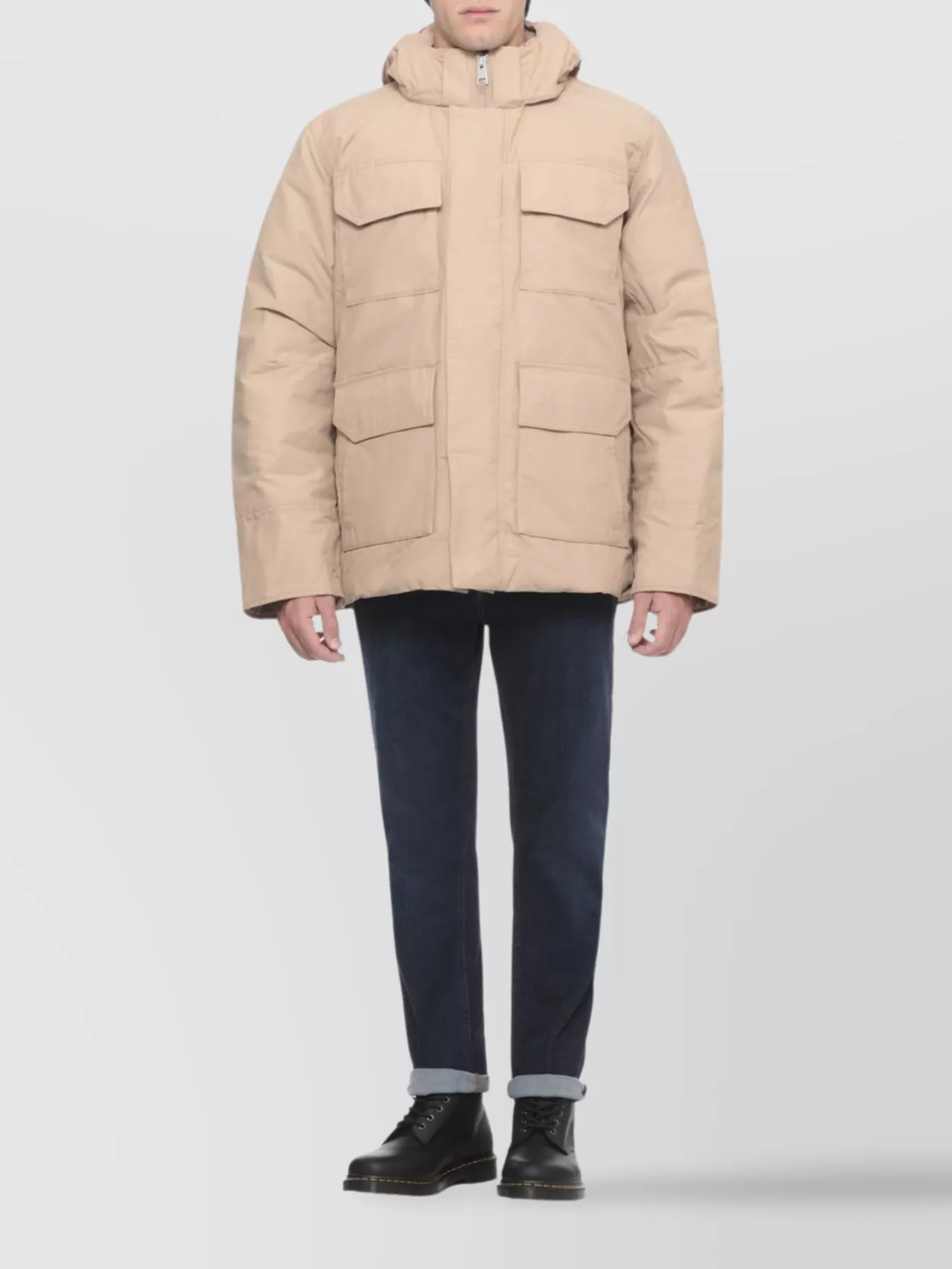 Canada Goose Insulated Hooded Parka Featuring Pockets