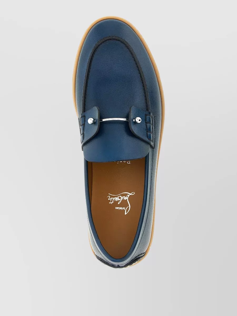 Christian Louboutin Chambeliboat Loafers Metal Hardware Rubber Sole