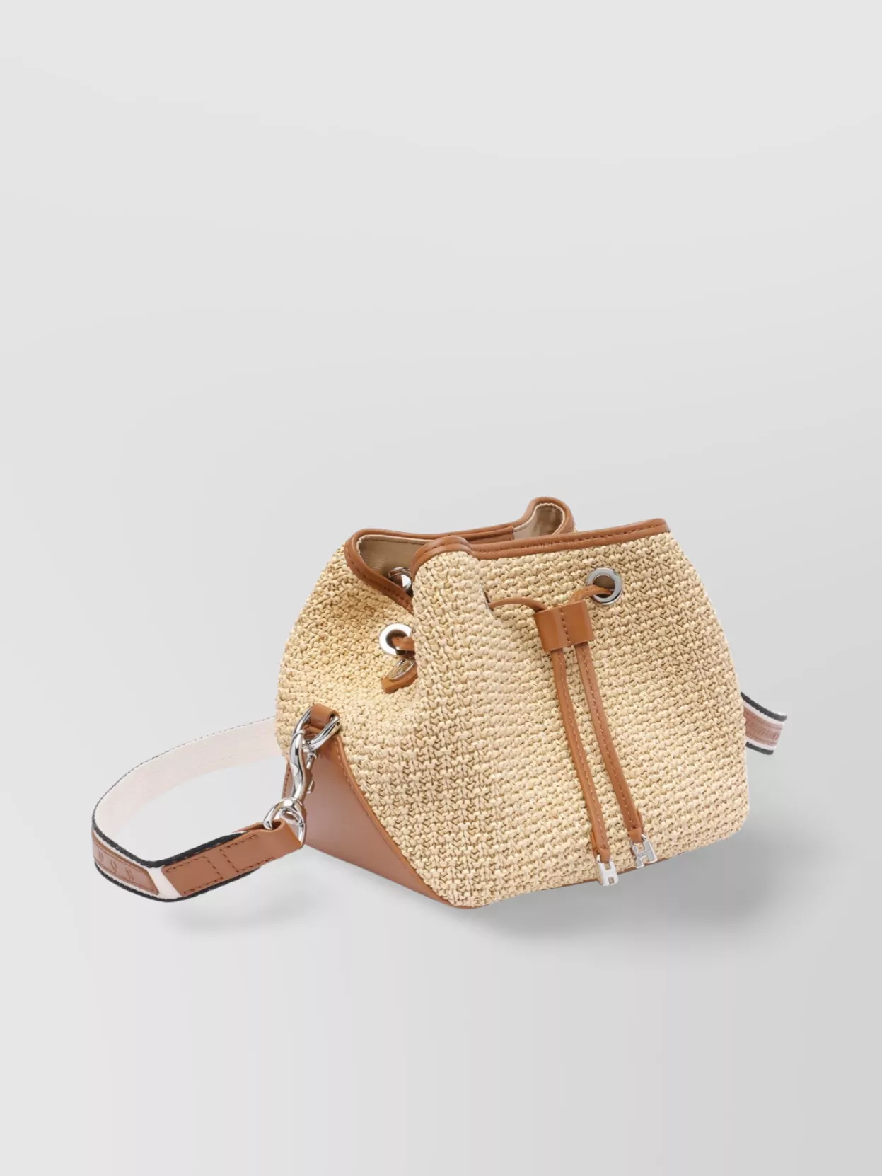 Hogan Shoulder Bag With Adjustable Strap And Metal Hardware