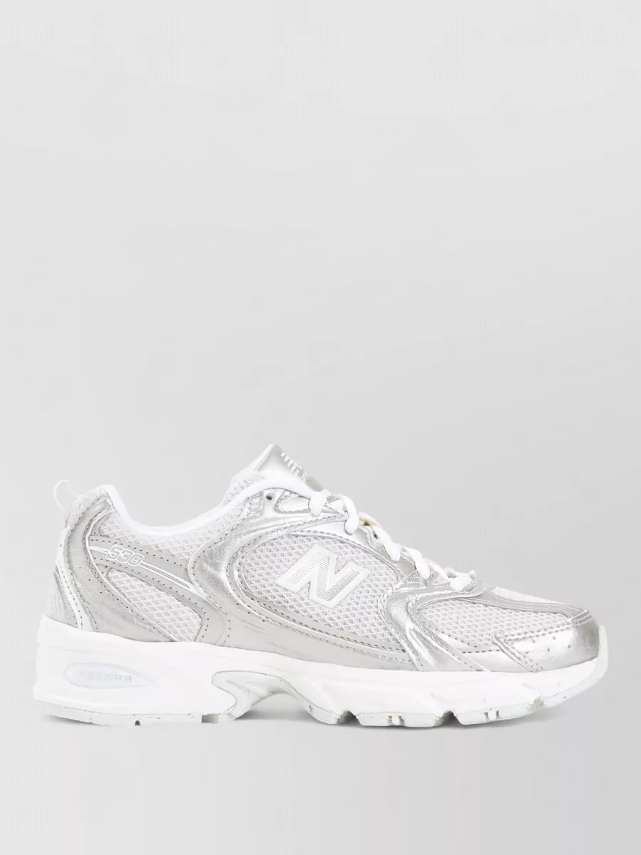 New Balance Leather Mesh Low-Top Sneakers