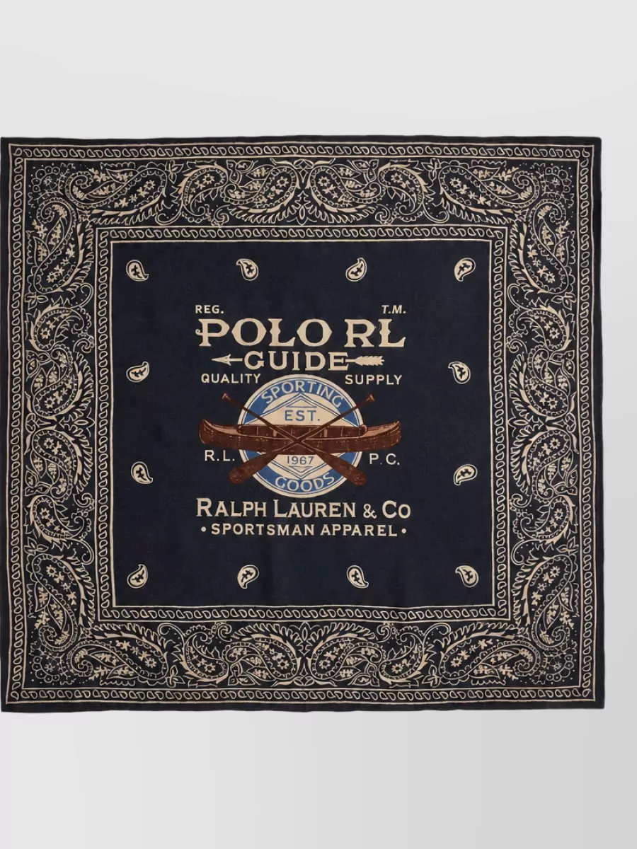 Polo Ralph Lauren paisley-print cotton scarf