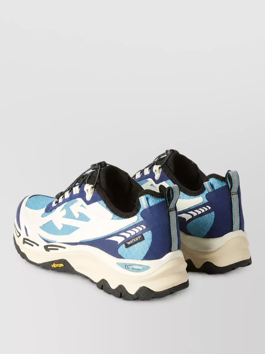 Off-White Paneled Low-Top Sneakers
