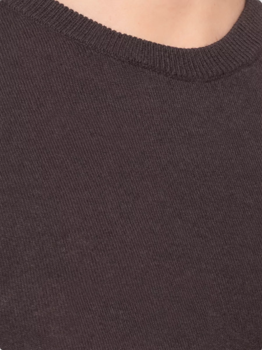 Panicale Cashmere Ribbed Crewneck Short-Sleeve Sweater