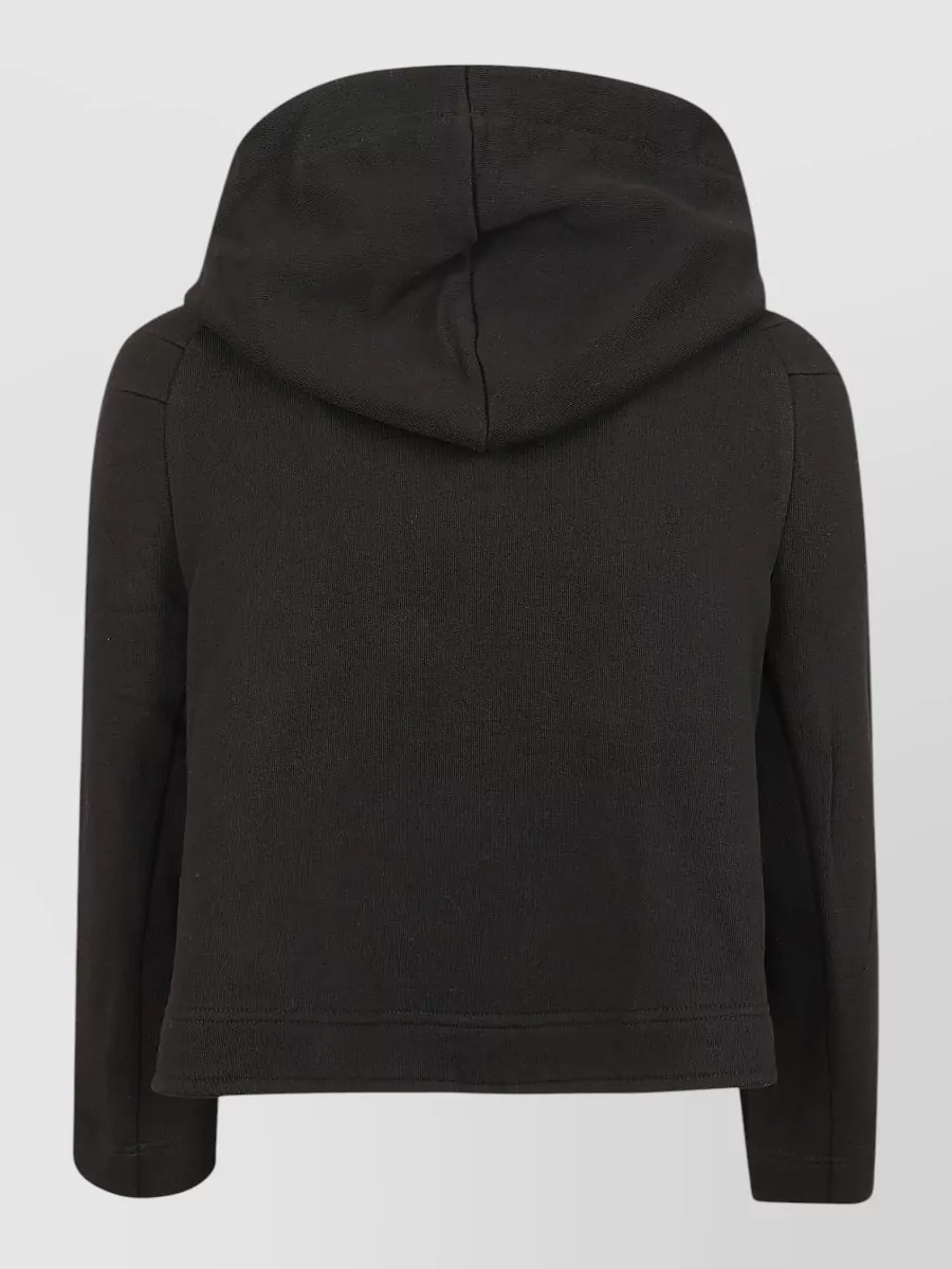 Dries Van Noten Cotton Cropped Double-Breasted Hooded Jacket