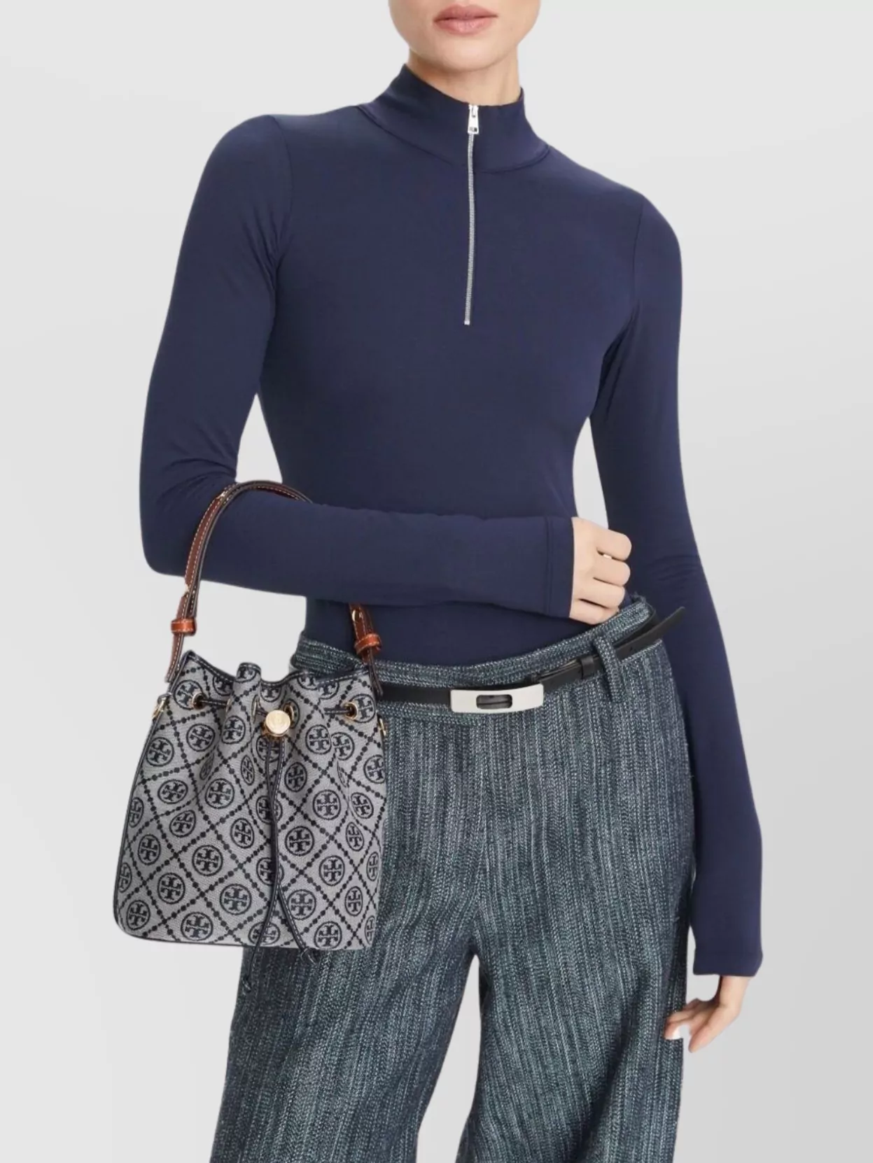 Tory Burch Fabric Crossbody Bag Strap Adjustable