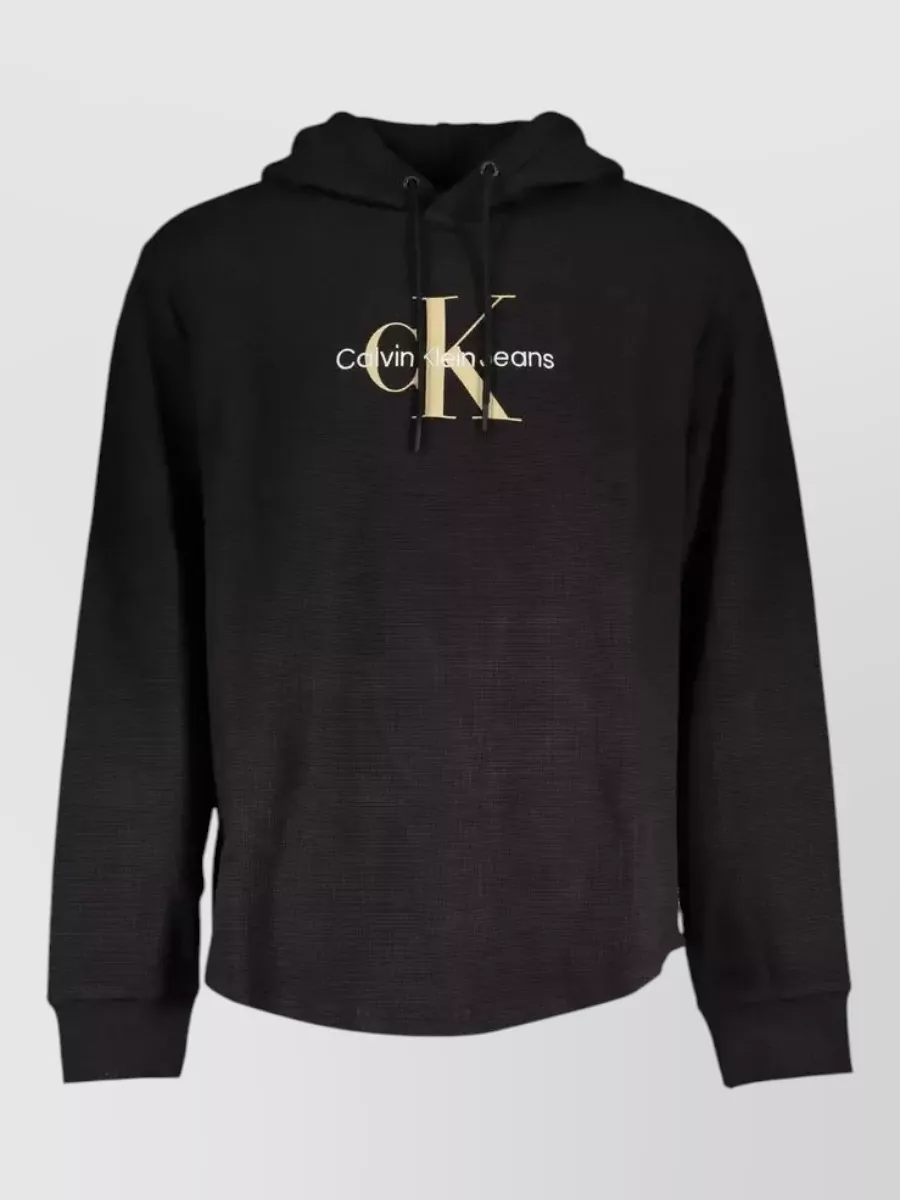 Calvin Klein Waffle-knit hoodie
