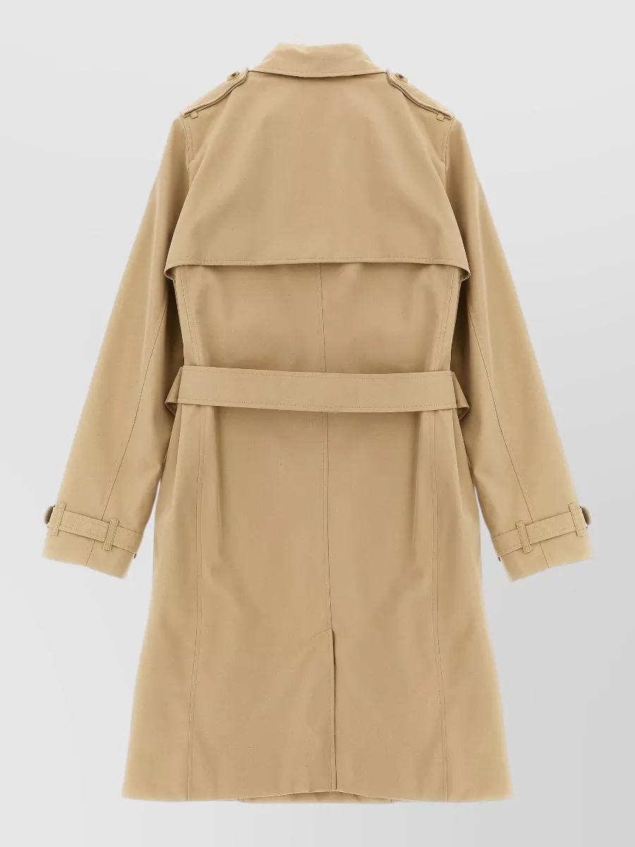 Burberry Cotton Gabardine Double-Breasted Trench Coat