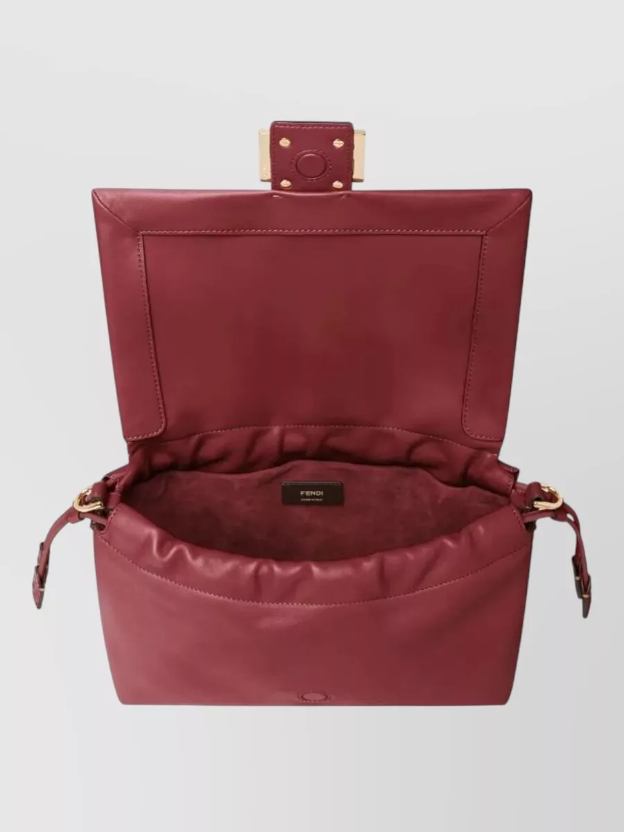 Fendi Medium Nappa Leather Shoulder Bag