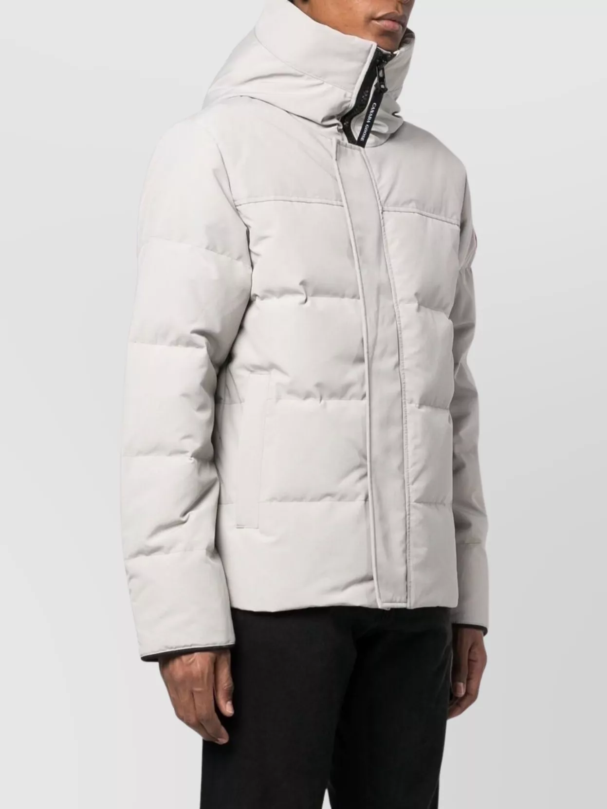 Canada Goose Short Parka With High Neck And Pockets