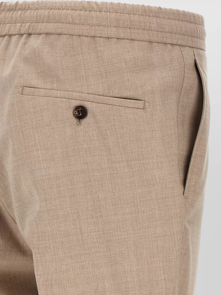 Incotex Virgin Wool Straight-Leg Trousers