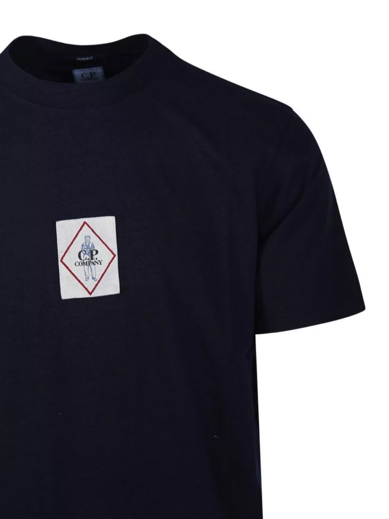 C.p. Company Logo T-Shirt With Crew Neck And Short Sleeves