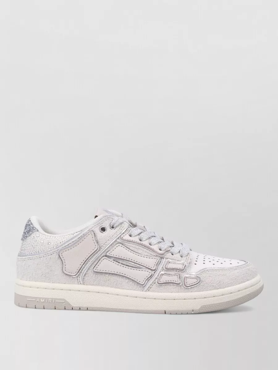 Amiri Low Top Sneakers Glitter Accent