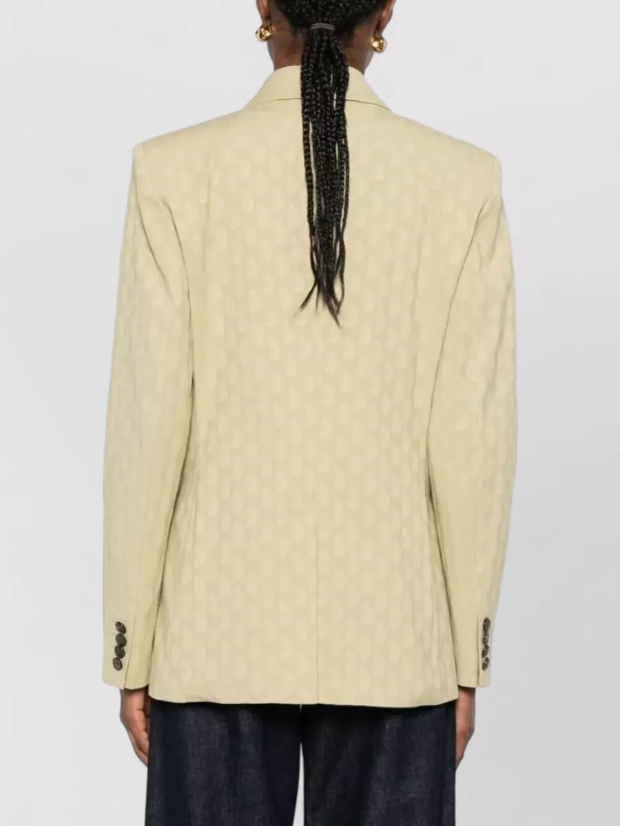 Etro Paisley Motif Double Breasted Fitted Blazer