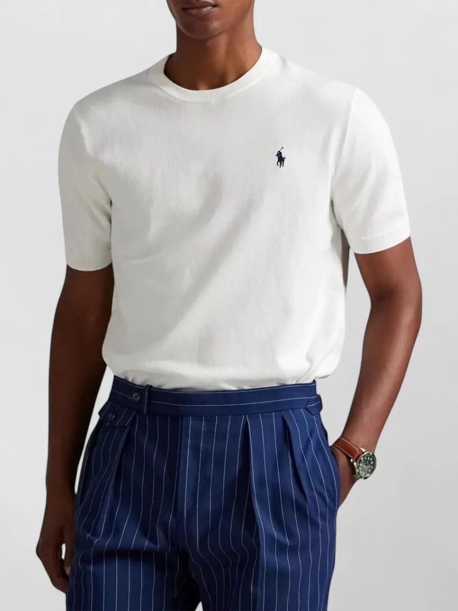 Polo Ralph Lauren Cotton Short Sleeve Knit Crew Neck T-Shirt