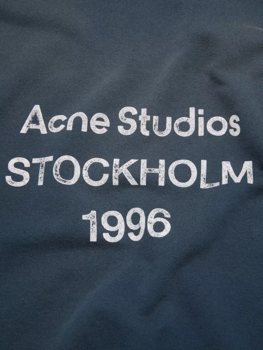 Acne Studios Logo Cotton Hoodie