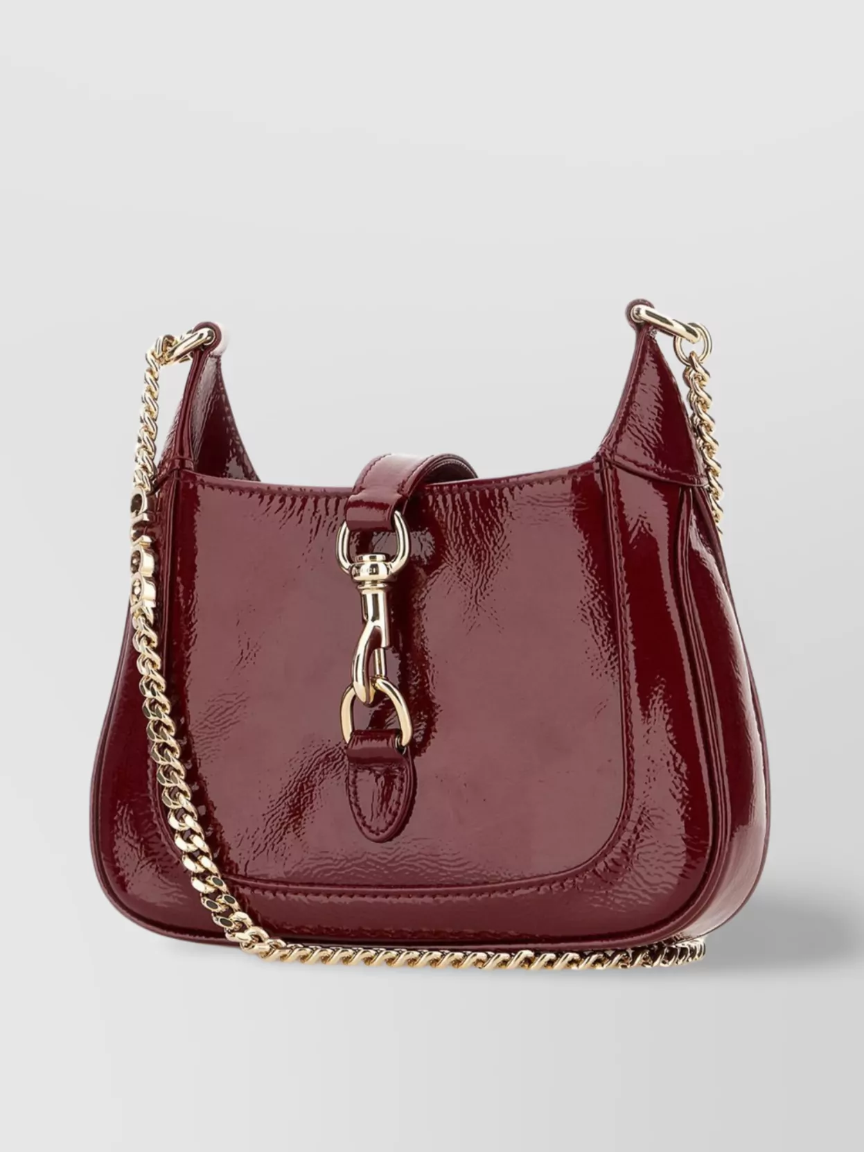 Gucci Grape Leather Jackie Crossbody Bag