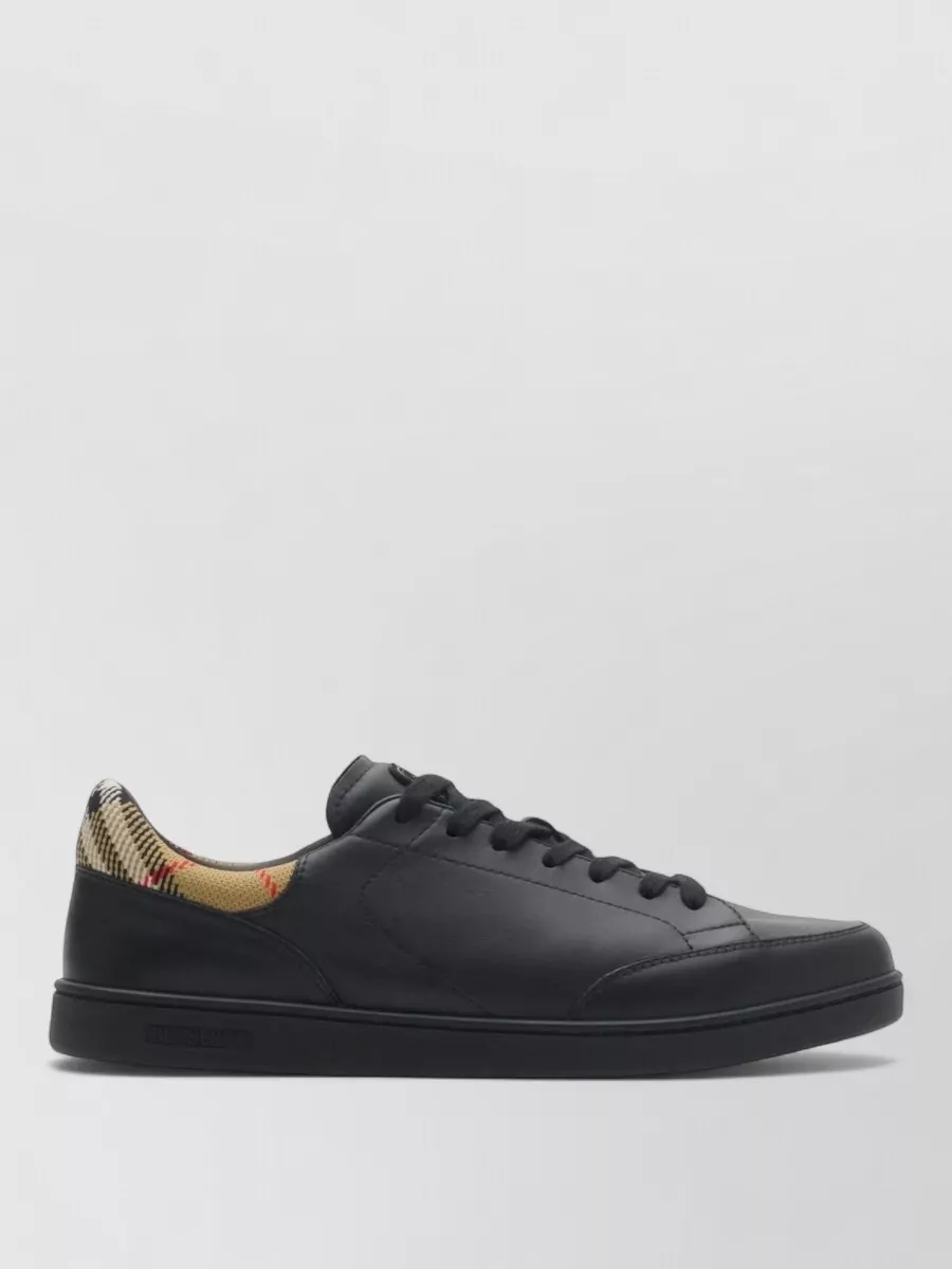 Burberry Leather Low-Top Sneakers