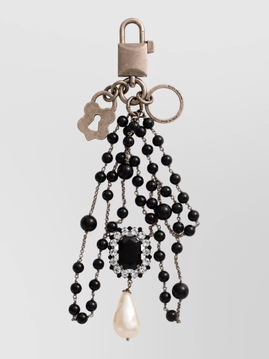Dolce&Gabbana crystal keychain