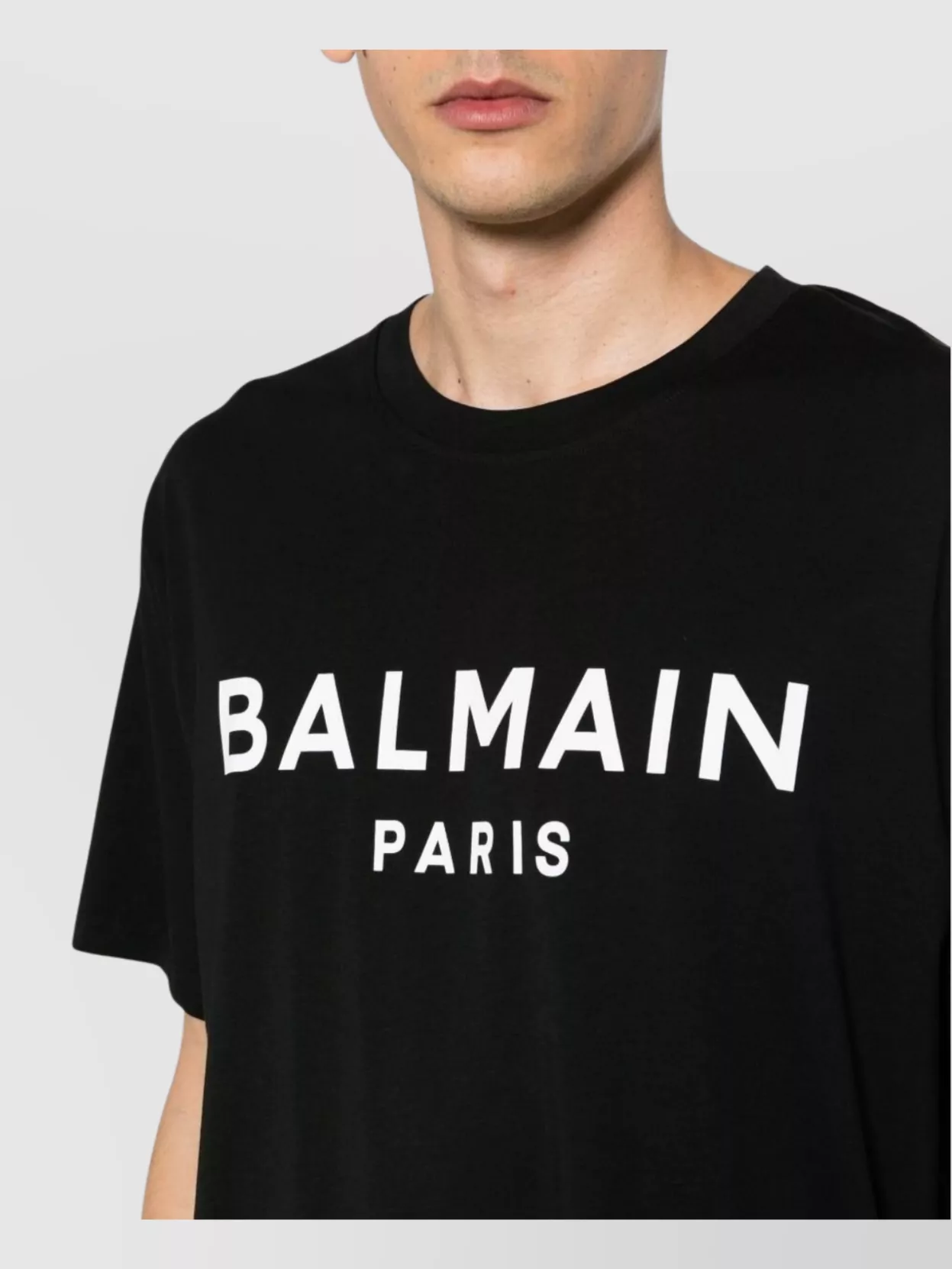 Balmain Crew Neck Short Sleeves Straight Hem